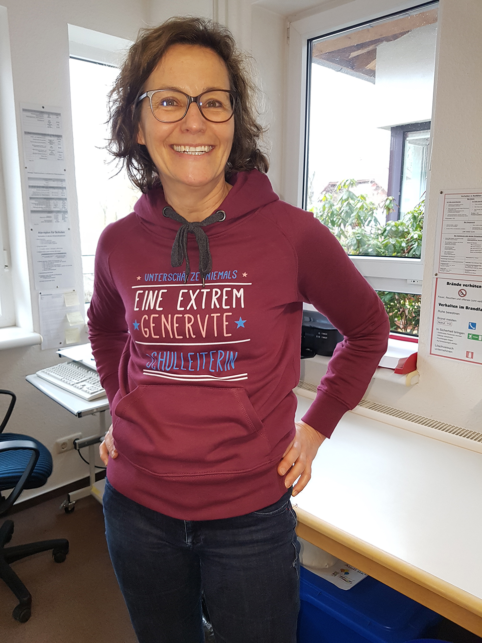 eine überglückliche Frau Rathje