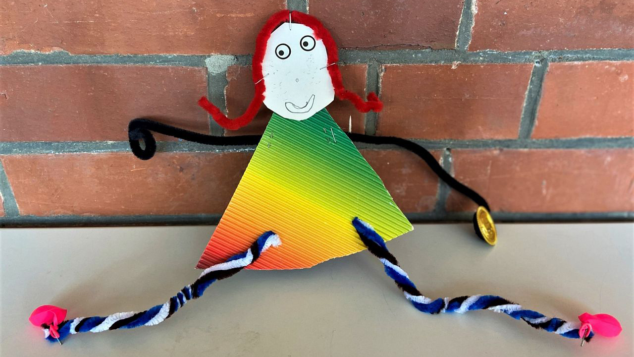 Eines der Bastelwerke "Pipi Langstrumpf"